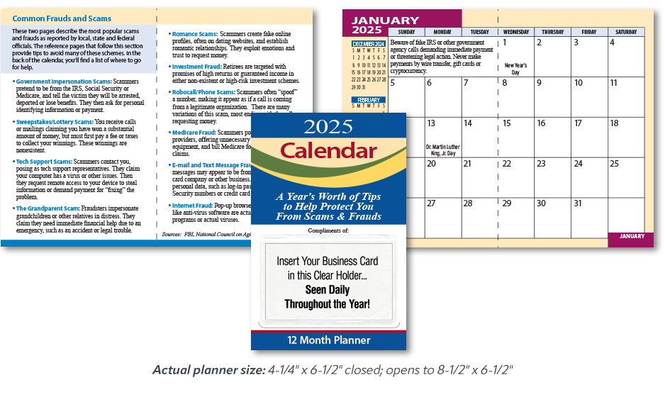 Brain Fitness Pocket Planner Calendars
