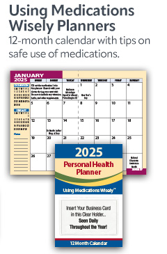 Using Medications Wisely Planners