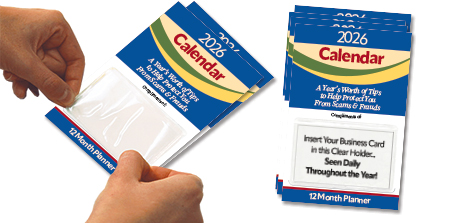 Front Cover Business Card Holder