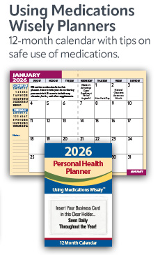 Using Medications Wisely Planners